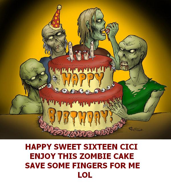 zombie happy birthday