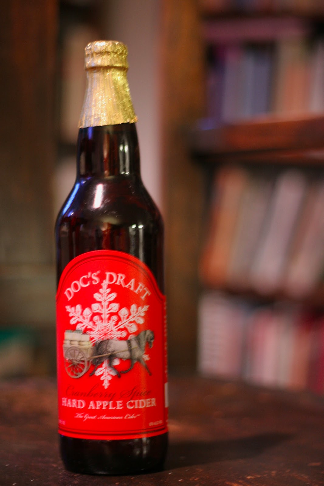 Along Came a Cider Cider Review Doc's Draft Cranberry Spice