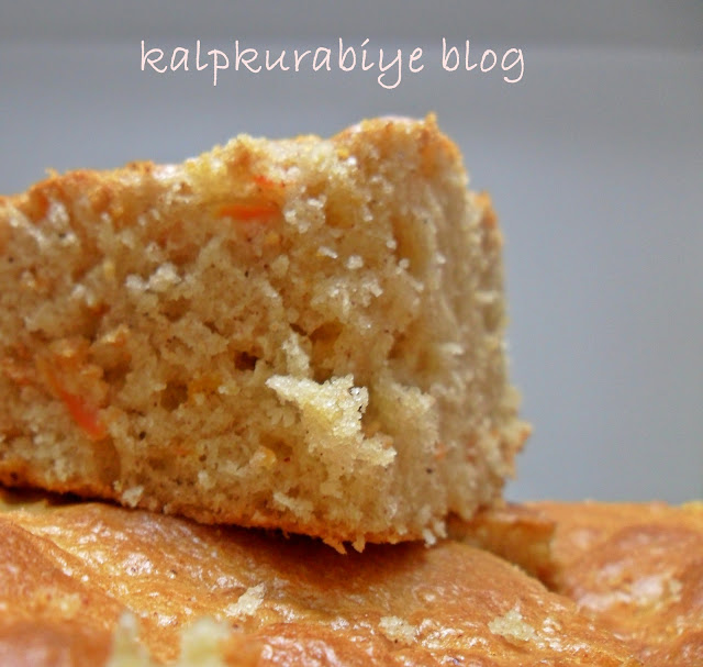 kalpkurabiye Elmalı Havuçlu Kepekli Kek)