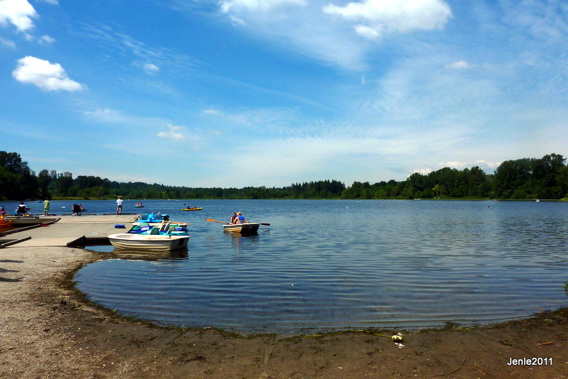 Mashed Thoughts Paddle boating at Deer Lake