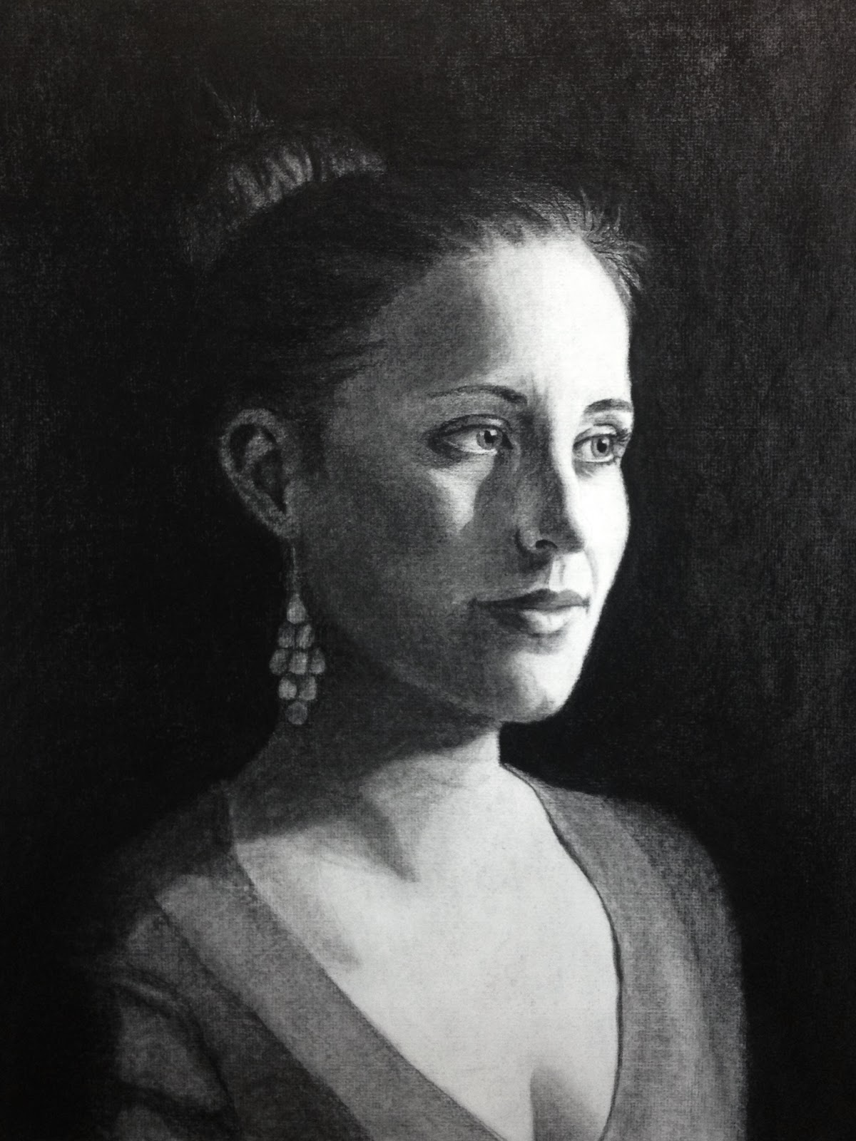 Charcoal Self Portrait