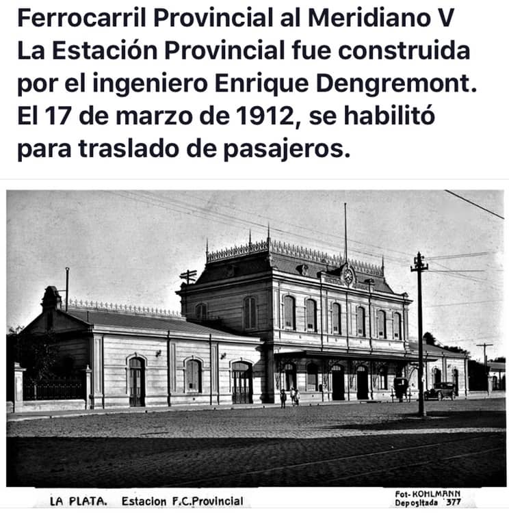 1912 - FERROCARRIL PROVINCIA DE BUENOS AIRES