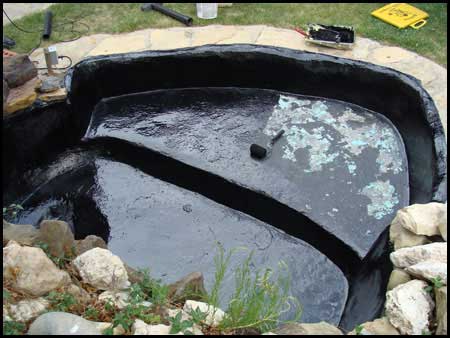 pond concrete fish repair liner pro leaks 2000 ponds pondpro2000 without paint leak water liners epdm
