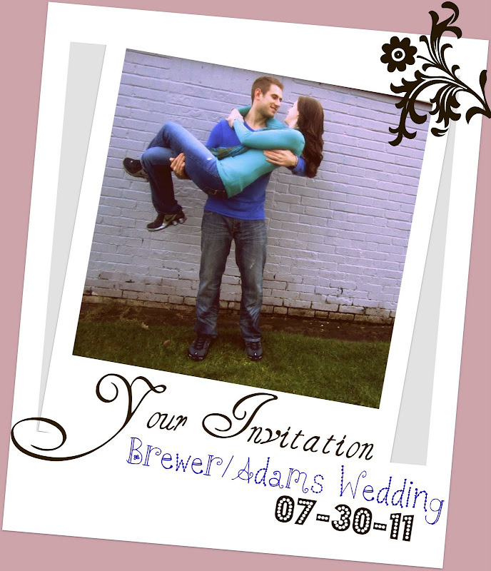 Your Invitation to the Brewer/Adams Wedding