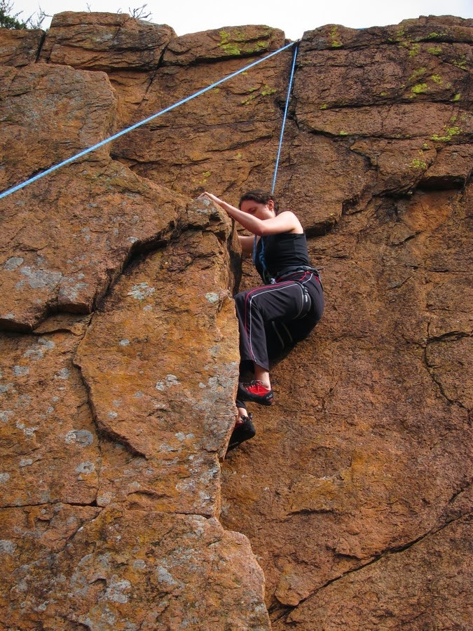 Slog Alpinismo Wichita Mountains Rock Climbing in the Narrows