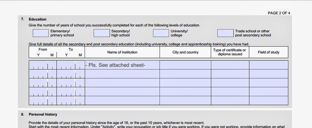 school write up form