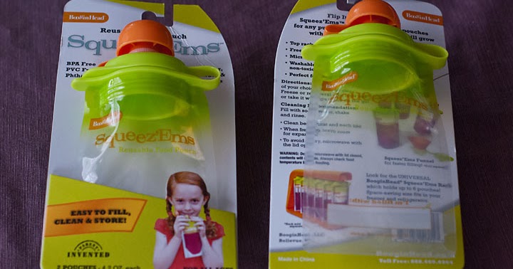 Lunchbox Dad: Product Review: Squeez'Ems Reusable Food Pouches