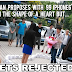 Man proposes with 99 brand new iPhone 6 in the shape of a heart and got rejected?