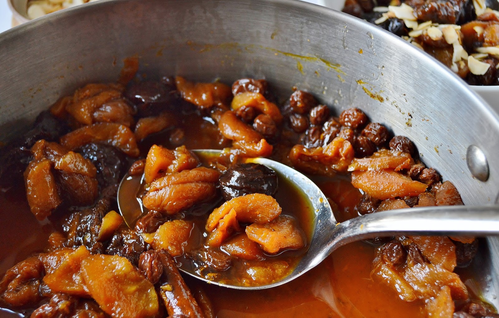 Dried Fruit Salad with Toasted Almonds GF SCD Gluten Free SCD and Veggie