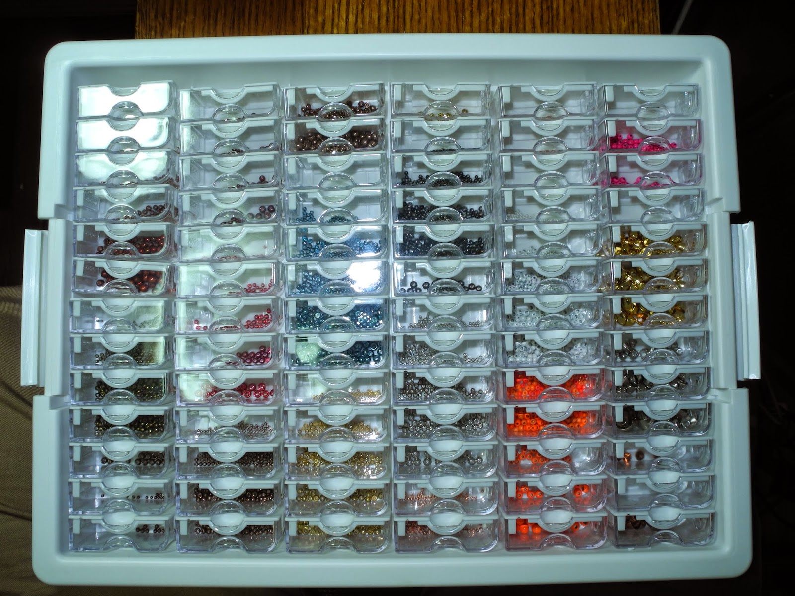 cp's fly fishing and fly tying Bead Storage