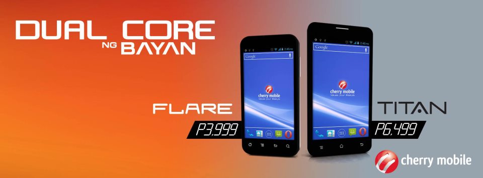 cherry mobile flare and cherry mobile titan cherry mobile just