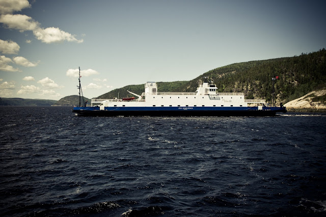 Québec 138 ferry to Tadoussac.
