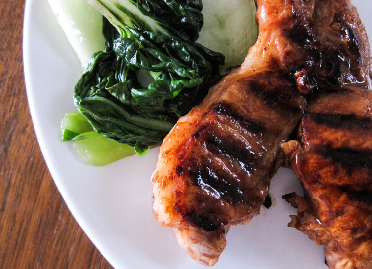 the indolent cook pangrilled hoisin pork steaks (a 3ingredient recipe)