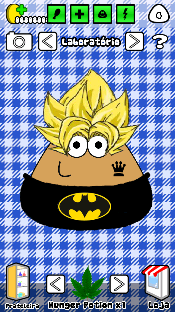 Gameplay Mod Do Pou Com Roupa Do Goku !! 