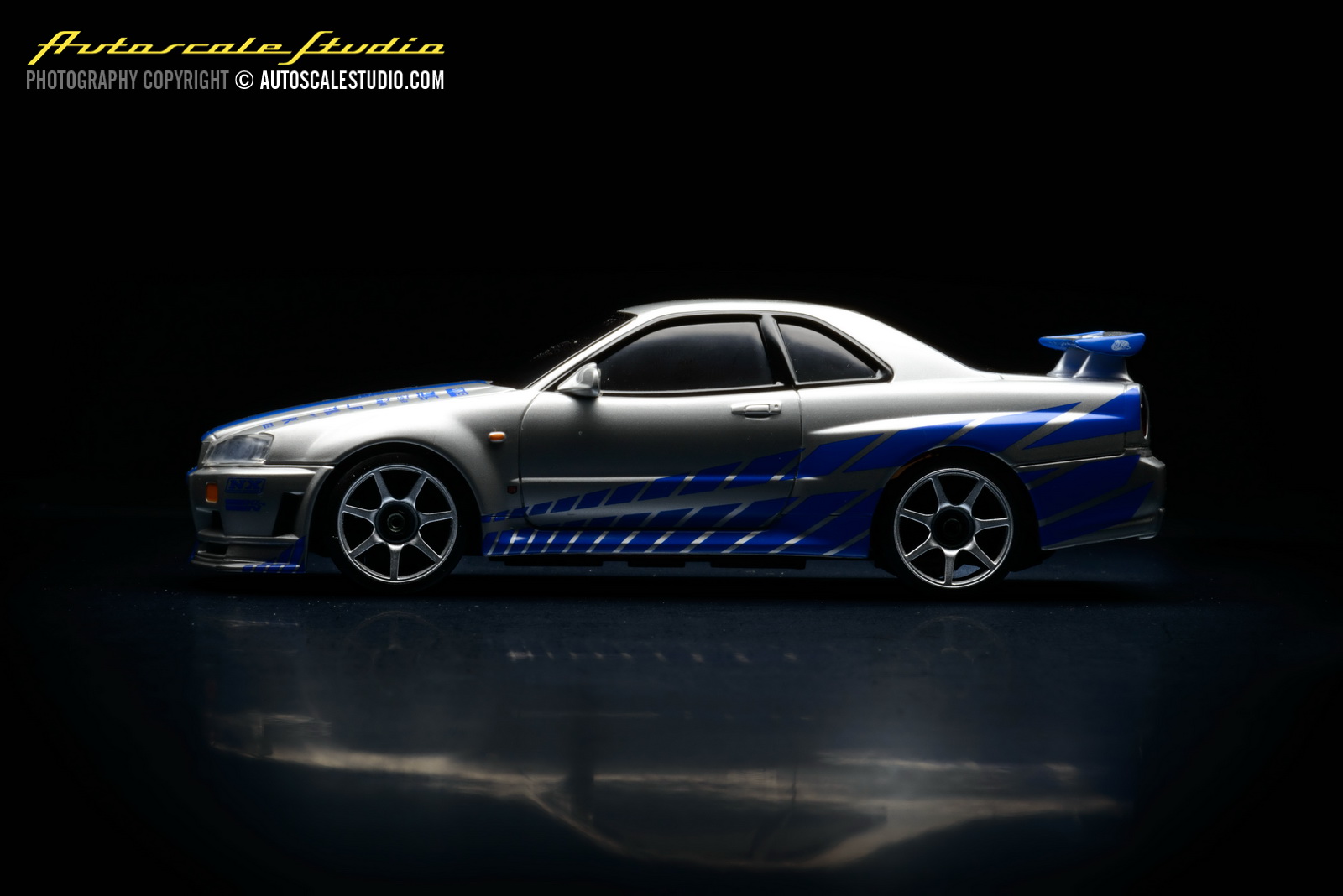 Autoscale Studio オートスケール スタジオ Mzg34ws 2fast2furious Wildspeed2 Nissan Skyline Gt R R34 Updated