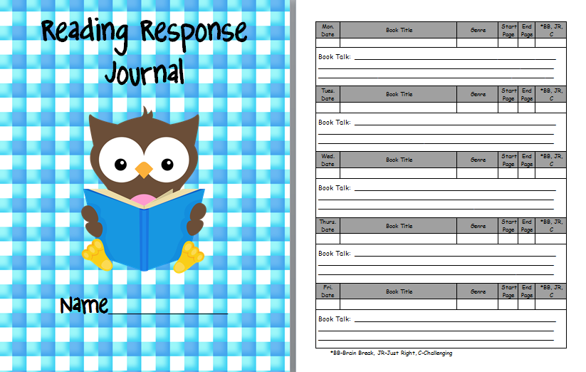 My Reading Journal Template