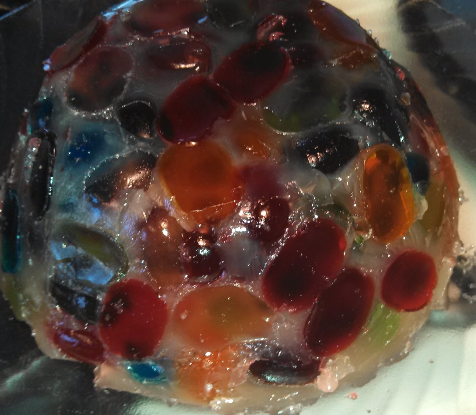 How interesting! Confetti Jello from March