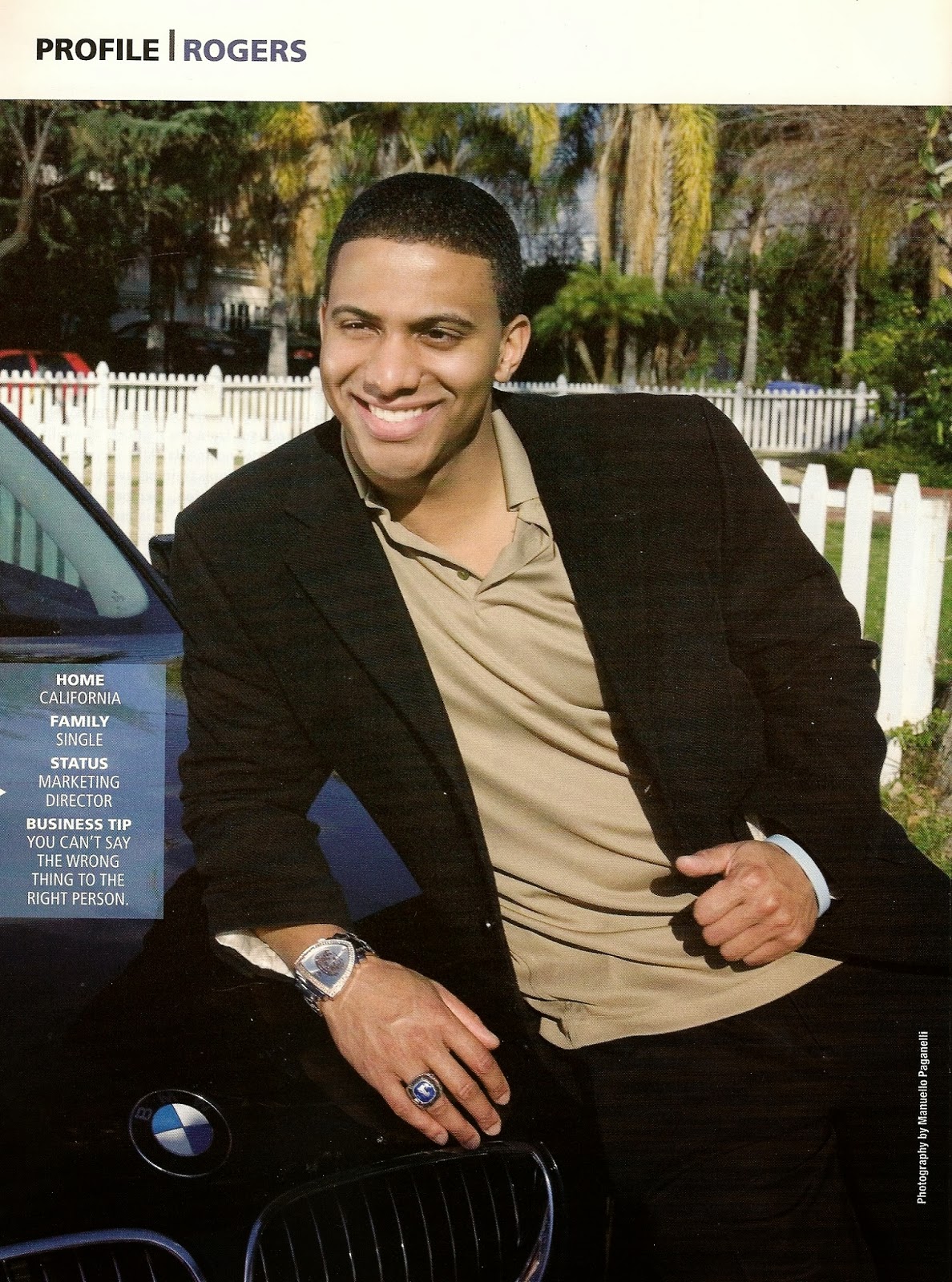 Carlos Rogers Making a Difference by Helping Others