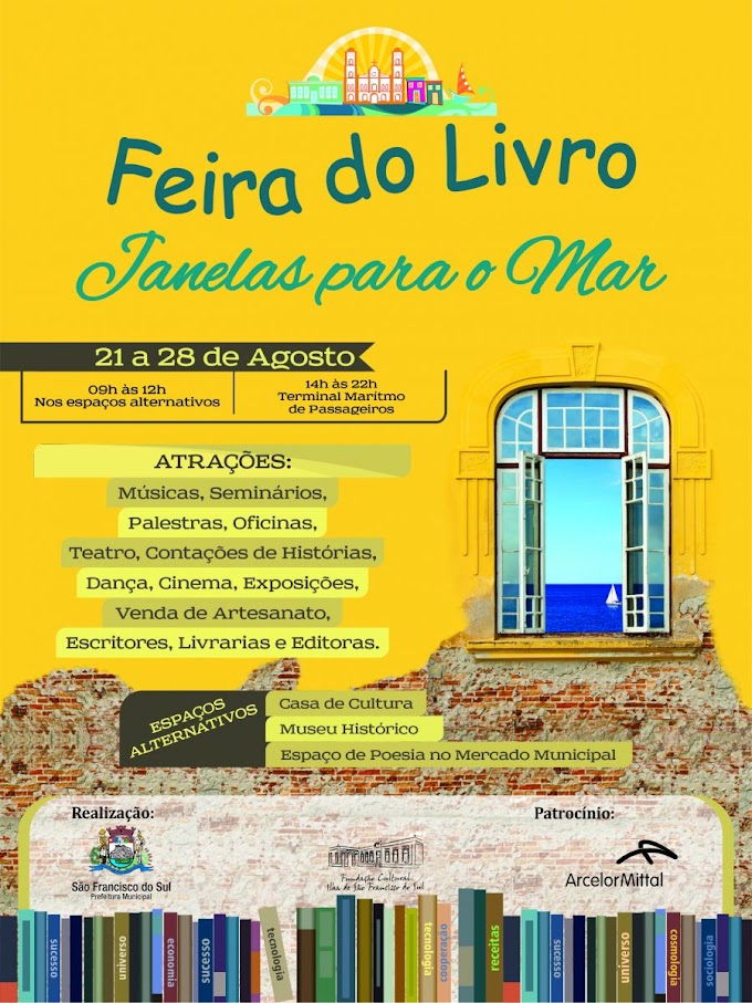 Convite: Feira do Livro em São Francisco do Sul