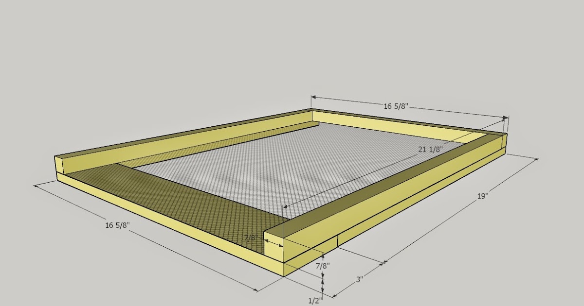 Honeydrunk Apiares Build Your Own Screened Bottom Board