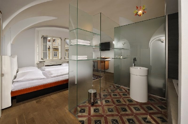 Pareti cartongesso con porta: stanze o realizzare spazi specifici ... Bagno con porta scorrevole