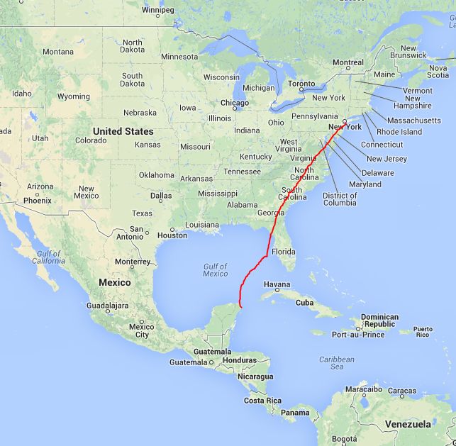 flight cancun mexico york path ruth kevin travel approximate yesterday