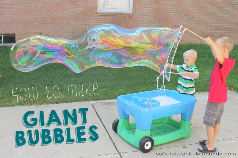 Serving Pink Lemonade How to Make Giant Bubbles + World's Best Bubble