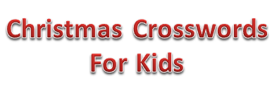 Christmas Crosswords For Kids