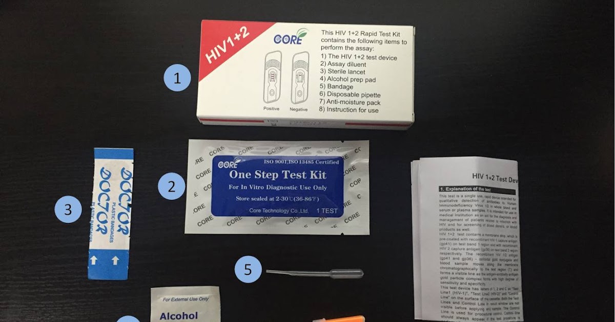 HIV self test kit FOR SALE HIV RAPID 1+2 SELF TEST KIT