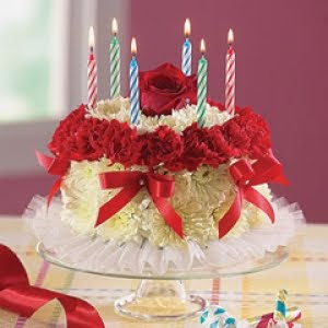 Order Birthday Cake on Cake  Birthday Cake Made Of Flowers   Birthday Cake Mail Order