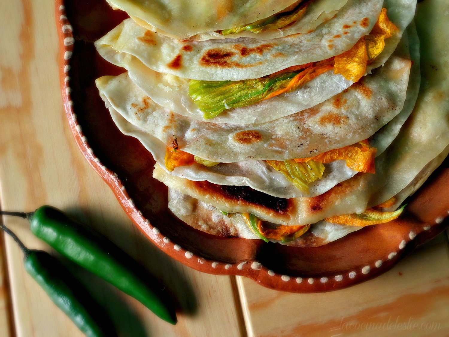 Quesadillas de Flor de Calabaza - La Cocina de Leslie (en Español)