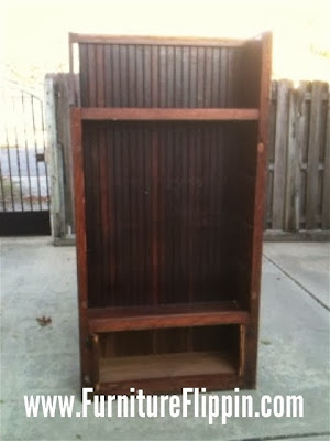 100 Year Old Beadboard Cabinet - The wood will be used in a hutch makeover by Furniture Flippin'