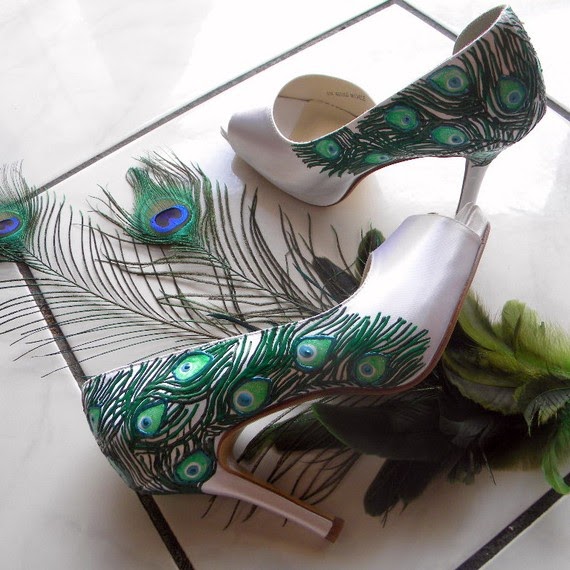 Peacock Feather Shoes