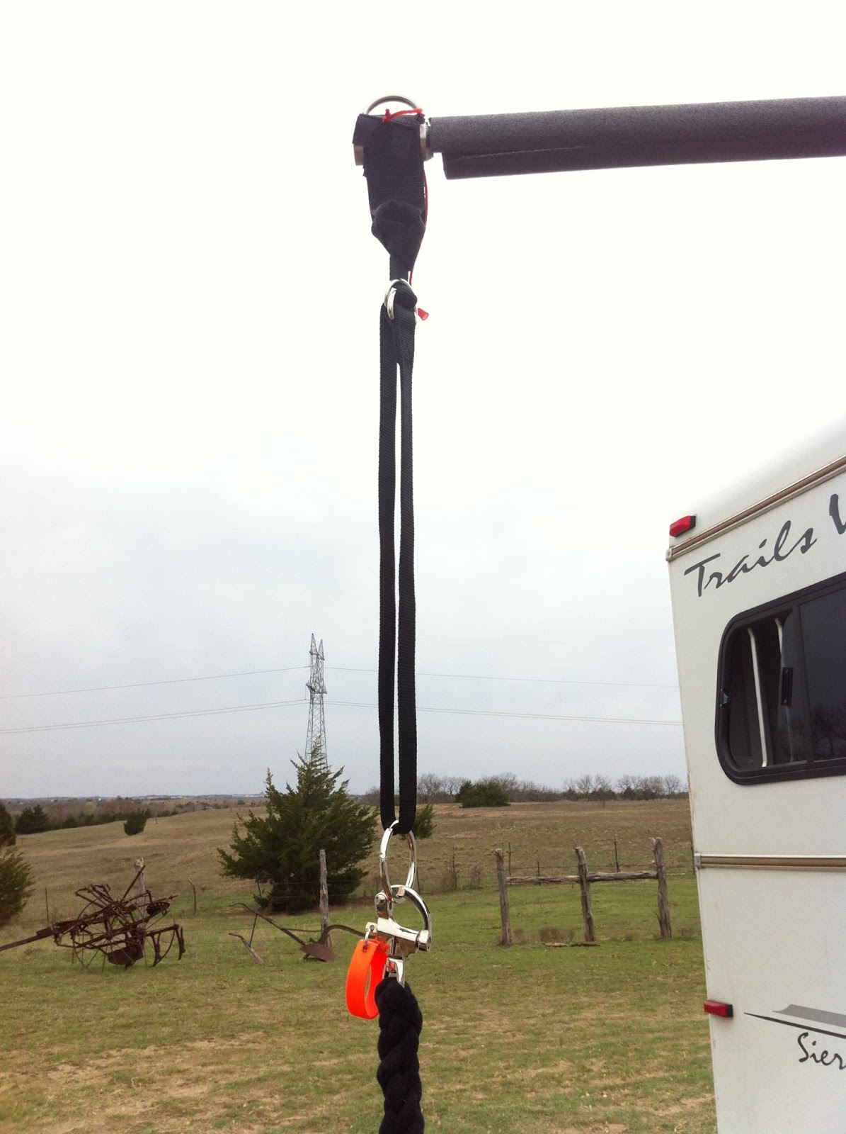 Trot on Hank Hi Tie Ropes for over head tie systems. Head ties