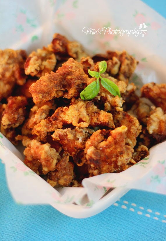 Min's Blog 台湾盐酥鸡 Taiwanese Salt and Pepper Popcorn Chicken