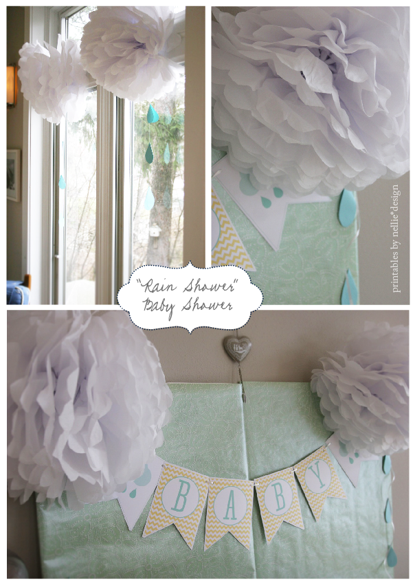 Nellie Design Rain Shower Baby Shower