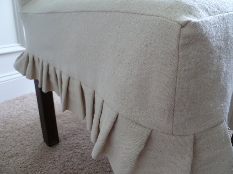 Only From Scratch Slipcovered Parsons Chairs for the Dining Room