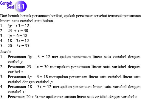Welcome To Agung S Blog Sistem Persamaan Linear Satu