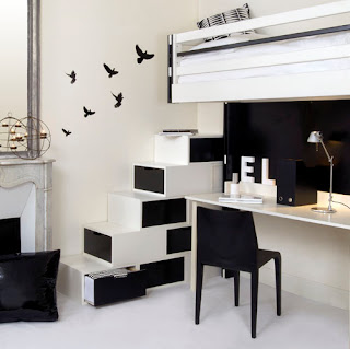 modern black & white furniture