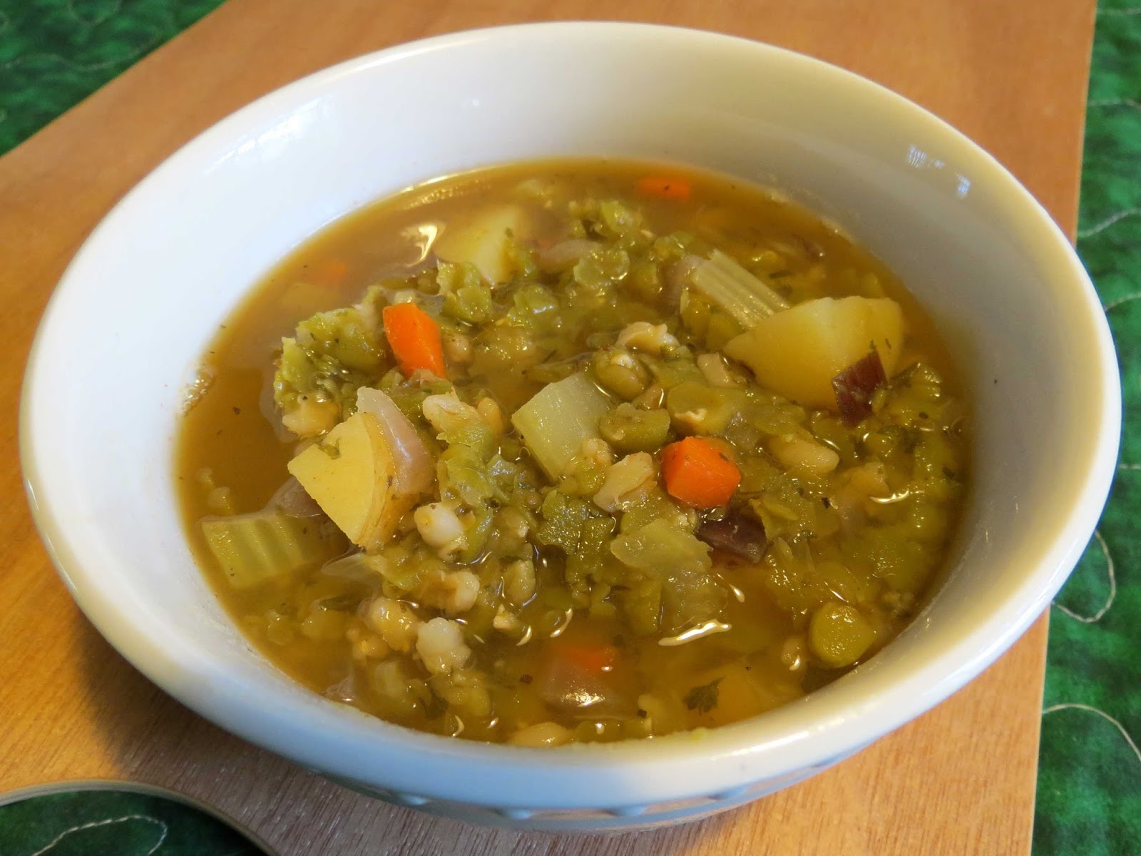 Positively PlantBased Split Pea Soup two ways