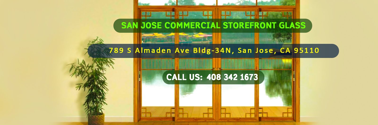 San Jose Commercial Storefront Glass