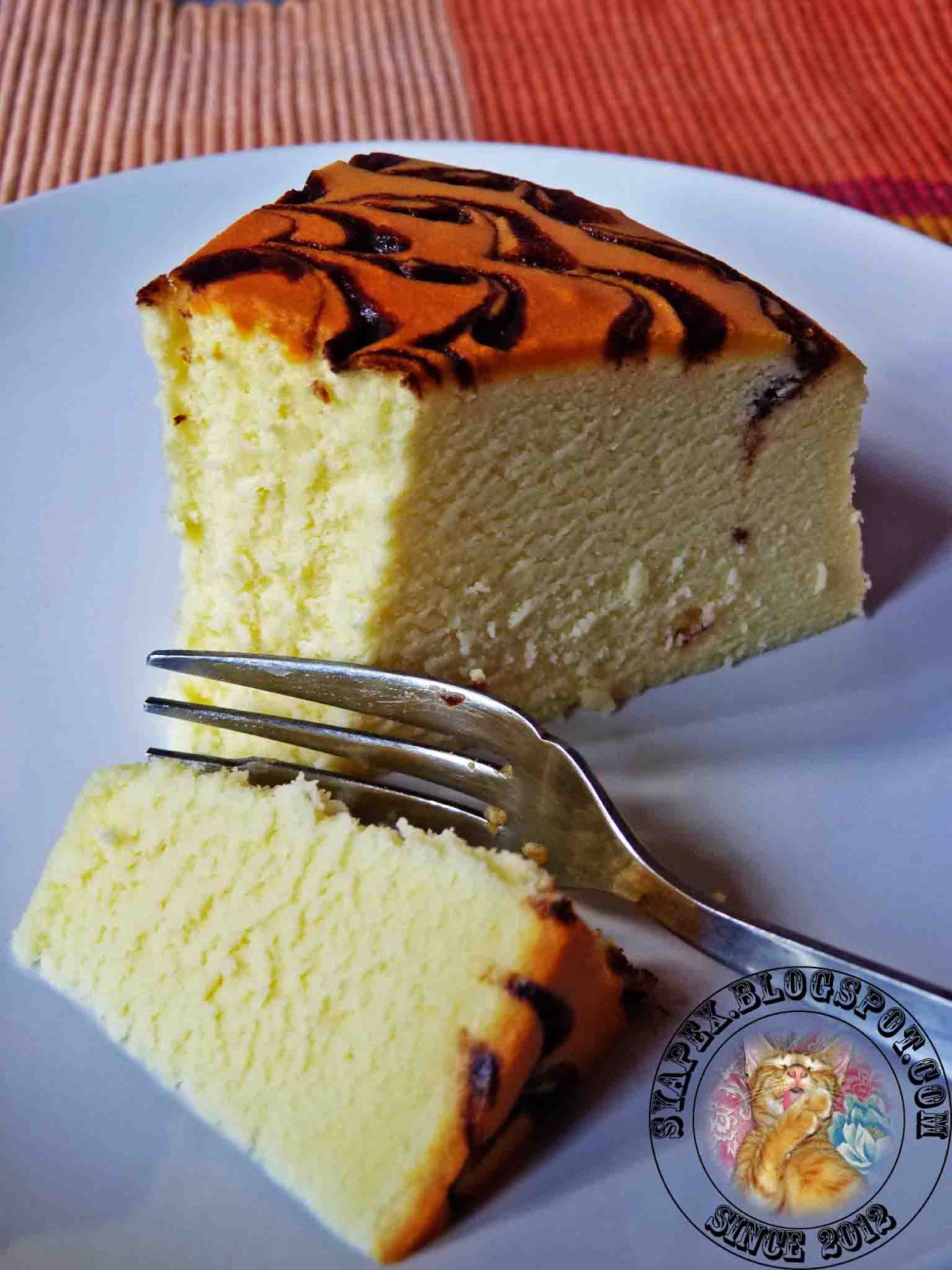 syapex kitchen Baked Yogurt Cheese Cake