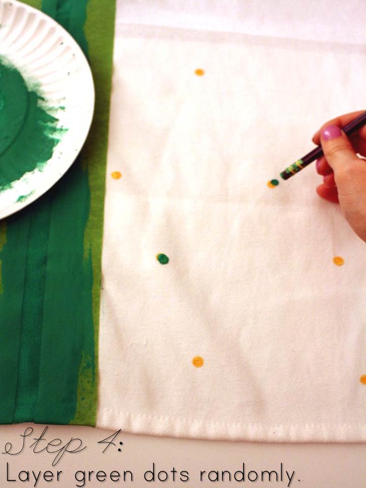 Meet Me in Philadelphia Pretty, Painted Tablecloth DIY