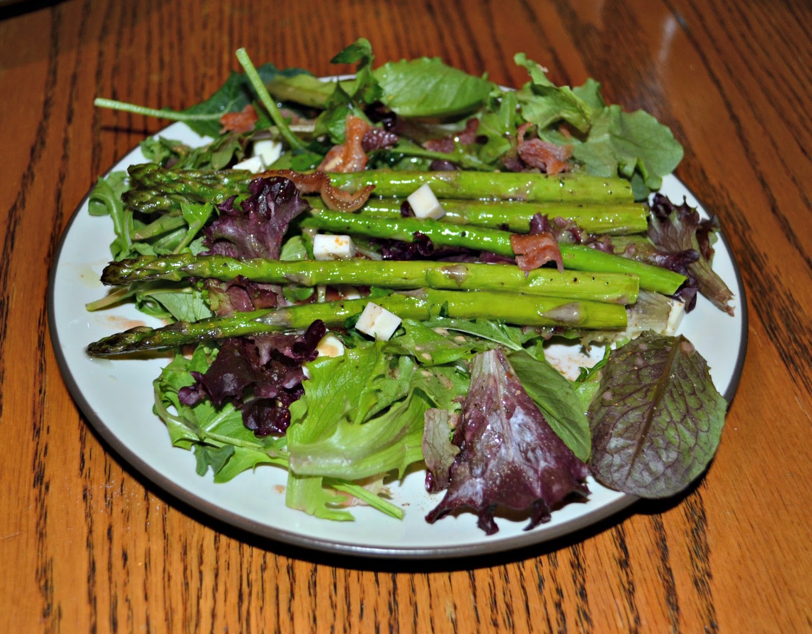 Bacon, Gruyere, and Asparagus Salad HezziD's Books and Cooks