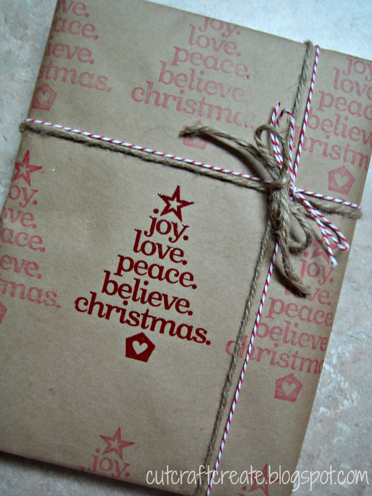 Cut, Craft, Create DIY Rustic Gift Wrapping