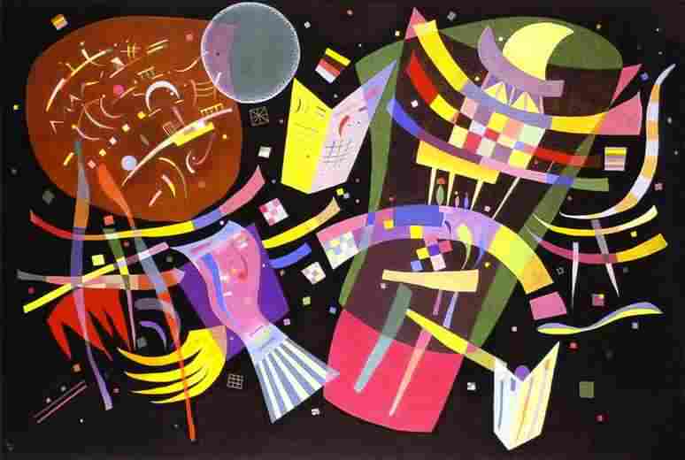 Obra abstrata de wassily kandinsky