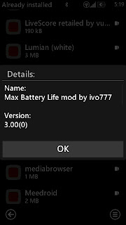 Max Battery Life Mod by Ivo777