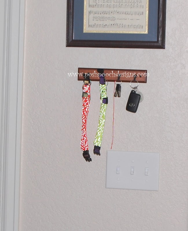 Posh Pooch Designs Dog Clothes Reflective Yarn Dog Collar