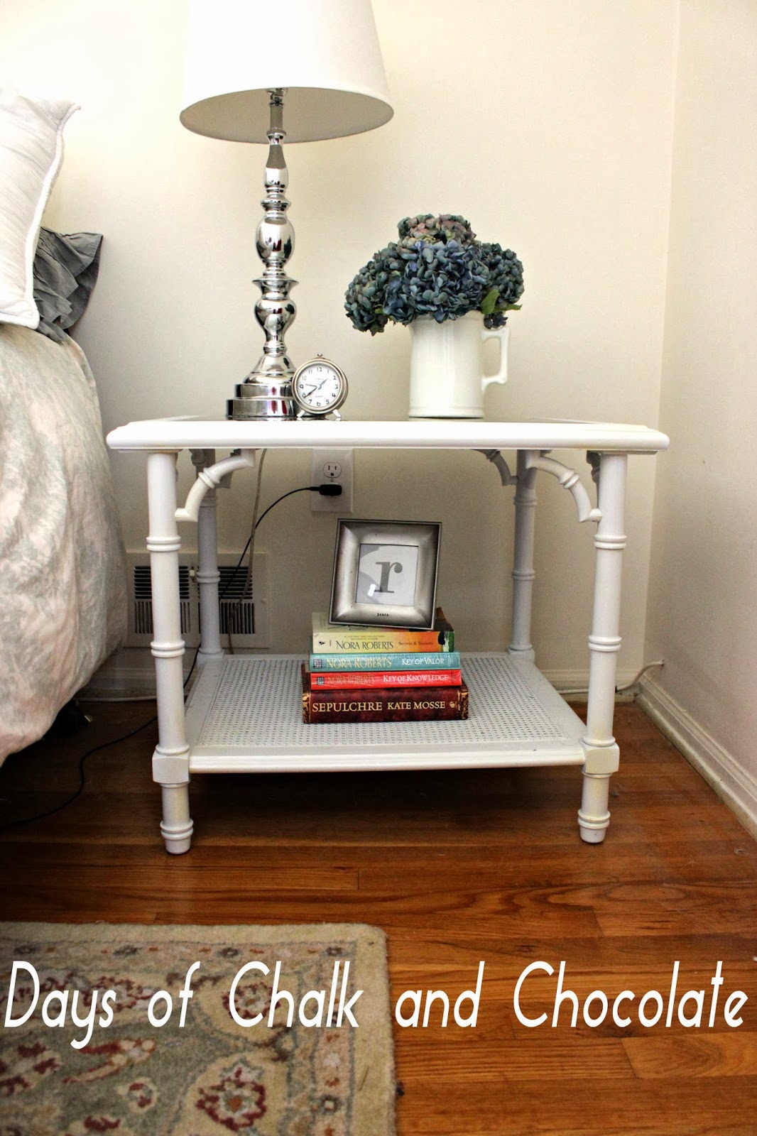 Goodwill Nightstand Furniture Redo Days of Chalk and Chocolate
