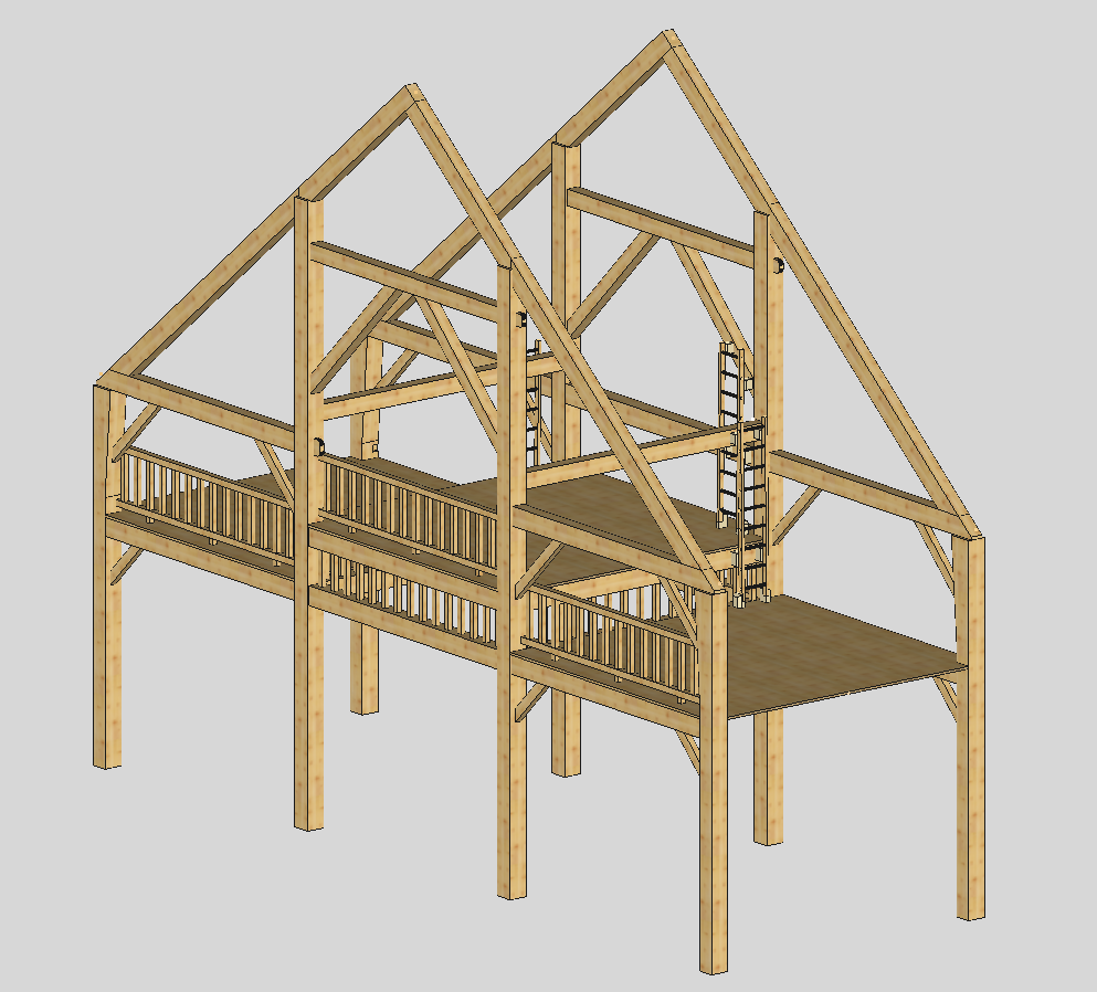 Timber Frame Engineer Additions to an existing frame